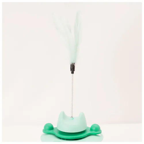 猫 おもちゃ ターンテーブル ボール 通販 猫じゃらし 遊ぶ盤 ボールトレイ 猫游び トラックボール 回転ボール 猫遊びプレート 4層 ストレス解消 ペット ねこ ネコ かわいい ペット用品 玩具_6