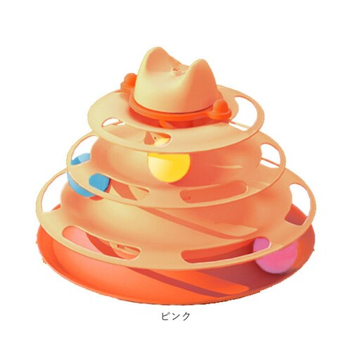 猫 おもちゃ ターンテーブル ボール 通販 猫じゃらし 遊ぶ盤 ボールトレイ 猫游び トラックボール 回転ボール 猫遊びプレート 4層 ストレス解消 ペット ねこ ネコ かわいい ペット用品 玩具_14