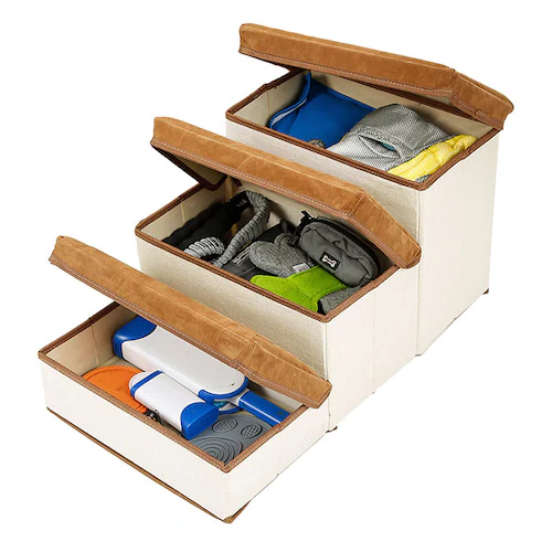 ペットスロープ ドッグステップ 通販 犬 スロープ 犬用 ペット の 階段 ソファ ステップ 踏み台 収納ボックス ベッド 小型犬 シニア 犬高齢犬 介護用品 インテリア おしゃれ グッズ ペットグッ_5