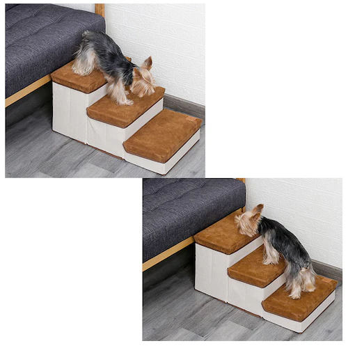 ペットスロープ ドッグステップ 通販 犬 スロープ 犬用 ペット の 階段 ソファ ステップ 踏み台 収納ボックス ベッド 小型犬 シニア 犬高齢犬 介護用品 インテリア おしゃれ グッズ ペットグッ_8