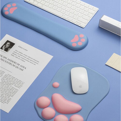 クッション 手首 リストレスト 通販 アームレスト キーボード用リストレスト キーボード用アームレスト キーボード キーボード用 パソコン PC かわいい 肉球 手首クッション 手首サポート_7