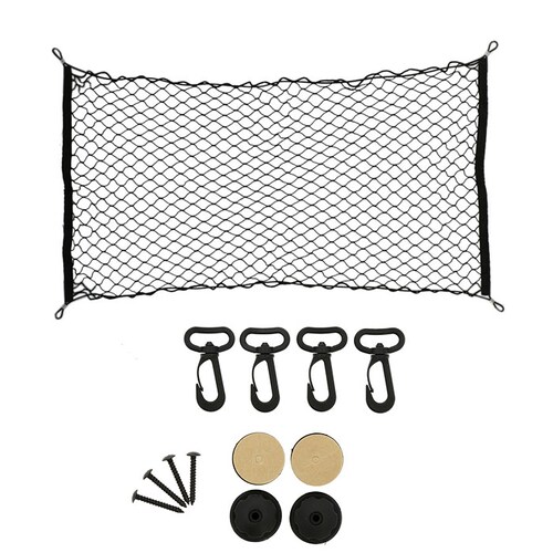 トランクネット 通販 カーゴネット ラゲッジネット カー用品 アクセサリー 自動車用品 ネット 網 車 荷物 固定 ベルト 荷物固定 荷崩れ防止 車載用 収納 ワンボックス セダン_5