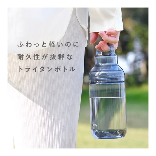 LIPPY �E�H�[�^�[�{�g�� 700ml �ʔ� ���{�� ���� 0.7L 0.7 �}�O�{�g�� �����ݐ��� �N���A�{�g�� �y�� �y�� ���݌��L�� �􂢂₷�� �L�� �肪���� tritan �g���C�^�� �ʊw_4