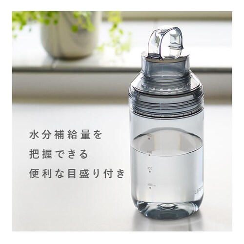 LIPPY �E�H�[�^�[�{�g�� 700ml �ʔ� ���{�� ���� 0.7L 0.7 �}�O�{�g�� �����ݐ��� �N���A�{�g�� �y�� �y�� ���݌��L�� �􂢂₷�� �L�� �肪���� tritan �g���C�^�� �ʊw_5