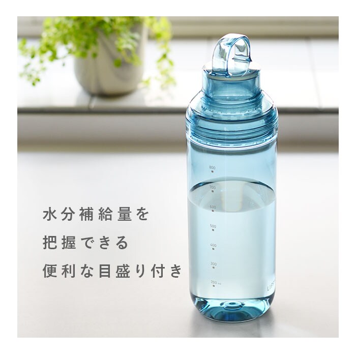 クリア LIPPY ウォーターボトル 1L 通販 日本製 水筒 1000ml 1リットル