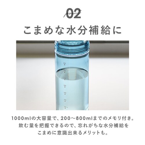 LIPPY �E�H�[�^�[�{�g�� 1L �ʔ� ���{�� ���� 1000ml 1���b�g�� �}�O�{�g�� �����ݐ��� �N���A�{�g�� �y�� �y�� ���݌��L�� �􂢂₷�� �L�� �肪���� tritan �g���C�^�� ��_8