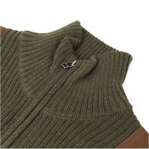 ジップアップセーター メンズ 通販 ミリタリーセーター コマンドセーター ジップアップ ニット セーター ミリタリー HOUSTON ヒューストン command zip sweater comman_6