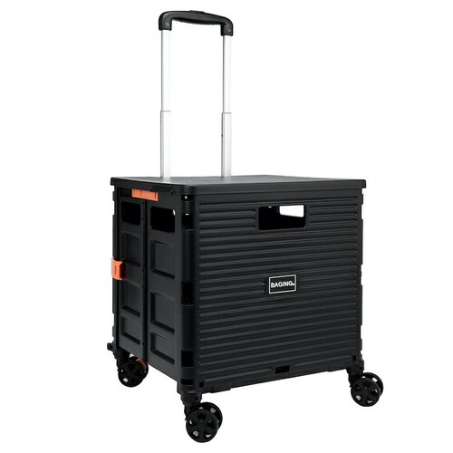 �mBAGING �o�M���O�n������ �V���b�s���O�J�[�g �X�g�b�p�[�t�� 360����] 4�֐É��L���X�^�[ �܂肽���� �������J�[�g LB007 (���j_3