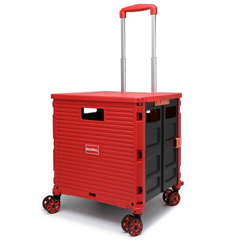 �mBAGING �o�M���O�n������ �V���b�s���O�J�[�g �X�g�b�p�[�t�� 360����] 4�֐É��L���X�^�[ �܂肽���� �������J�[�g LB007 (�ԁj_2