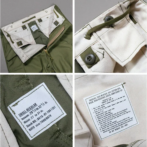 アメリカ軍 パンツ M-65 復刻版 通販 軍パン フィールドパンツ カーゴパンツ 新品 PP062YN us army ミリタリーパンツ メンズパンツ カーゴ USタイプ 復刻 米軍 m65 ズボン_12