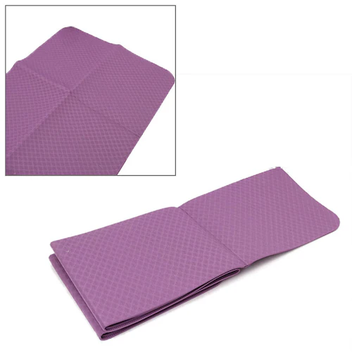 ヨガマット 折りたたみ 通販 4mm ヨガ マット たためるヨガマット 折り畳み ピラティス フィットネス ストレッチ コンパクト 運動 体操 シンプル ヨガラグ 持ち運び トレーニング 室内 ジム _9