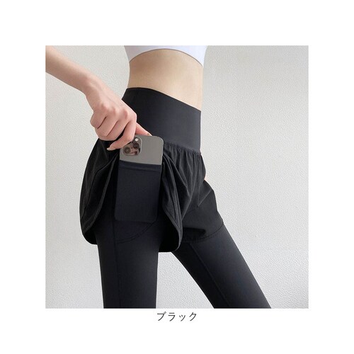 ヨガ レギンス 通販 ヨガパンツ レディース ショートパンツ パンツ ホットヨガ フィットネス ショートパンツ付き スポーツウェア ポケット ジムウェア スリム スポーツ 運動 トレーニング ランニン_12