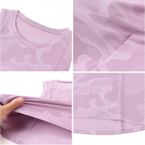 タンクトップ レディース 通販 スポーツ ショート丈 トップス ヨガウェア おしゃれ ノースリーブ ランニング フィットネス スポーツウェア ジム 運動 ウェア ヨガ ピラティス トレーニング 通気性_9