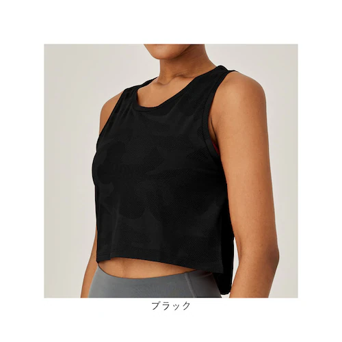 タンクトップ レディース 通販 スポーツ ショート丈 トップス ヨガウェア おしゃれ ノースリーブ ランニング フィットネス スポーツウェア ジム 運動 ウェア ヨガ ピラティス トレーニング 通気性_14