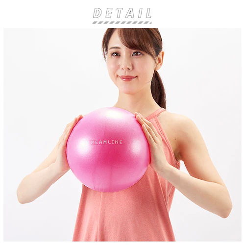 バランスボール 通販 エクササイズボール ミニ 22cm ピラティスボール ヨガボール フィットネス トレーニング ブランド tone トーン グリーン ピンク 4589594851978 45895_1