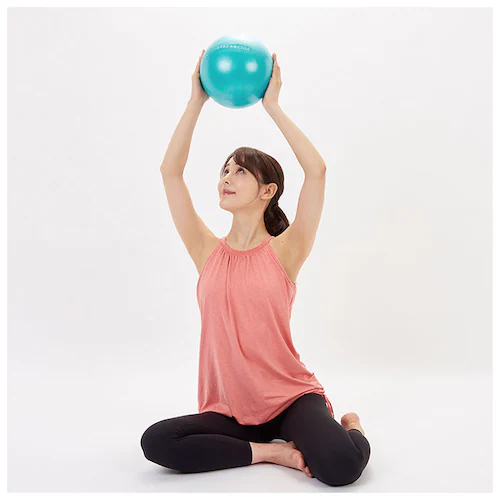 バランスボール 通販 エクササイズボール ミニ 22cm ピラティスボール ヨガボール フィットネス トレーニング ブランド tone トーン グリーン ピンク 4589594851978 45895_7