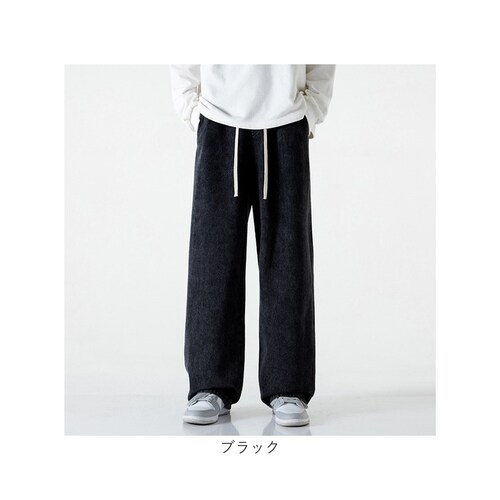 ワイドパンツ メンズ 通販 デニム ジーンズ ジーパン ロング ストレートパンツ パンツ ボトムス ストレートジーンズ 長ズボン ロングパンツ カジュアル ゆったり おしゃれ オシャレ シンプル 無地_16