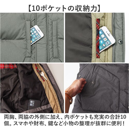 �_�E���W���P�b�g �����Y �ʔ� �W���P�b�g �_�E�� �㒅 �������� �g�� �|�P�b�g �������� HUNTINGTON CLUB �n���e�B���g���N���u �a�m �j�� �A�E�^�[ �V���v�� ���n �����Y�W���P�b_2