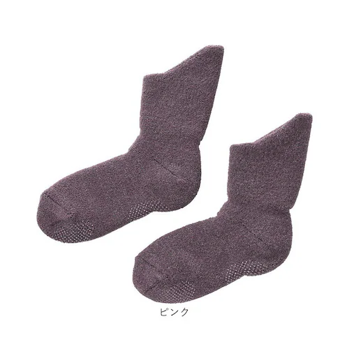 ルームソックス 滑り止め 足首ロング 通販 備長炭ホームソックス 極厚 靴下 レディース メンズ ソックス 厚手 暖かい 滑り止め付き スリッパ代わり くつ下 日本製 コジット くつした 防寒 秋 冬_10