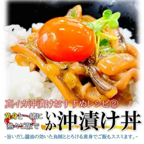 イカ沖漬け 1本入×2PC 国産いか使用 北海道加工 1本約200gの大ぶり 特製醤油で!いか沖漬け 烏賊 スルメイカ_5