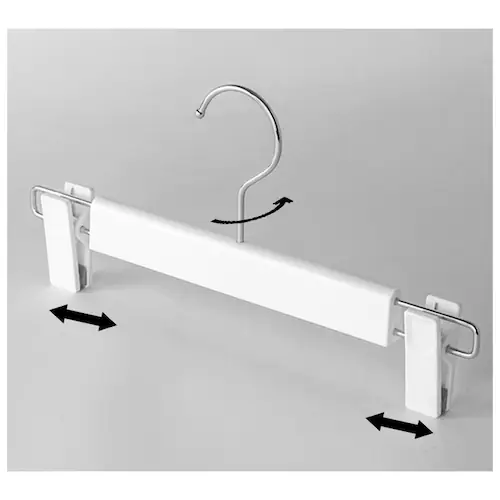 ハンガー スラックス スカート 通販 スカートハンガー パンツハンガー ボトムス用 シンプル ブランド コーベルクローゼット レディース メンズ用 プラスチックハンガー おしゃれ 衣類 収納 インテリ_2