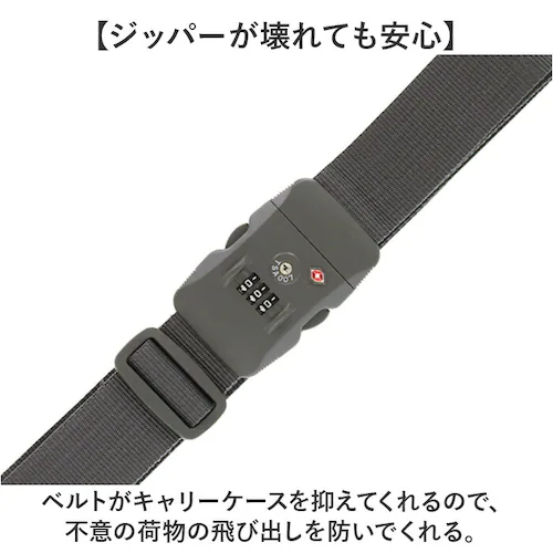 グリーン スーツケースベルト TSロック 通販 TSAロック 旅行 スーツケース ベルト TSAロックベルト gowell ゴーウェル おしゃれ トラベル 海外旅行 盗難防止 トランクベルト トラベル_8