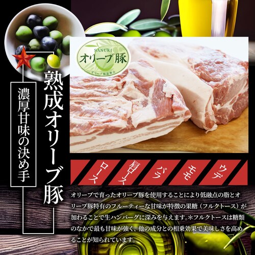 �y����Ԃ܂�z�I���[�u�� ���� �n���o�[�O 150g�~6�� �\�[�X�t��_7