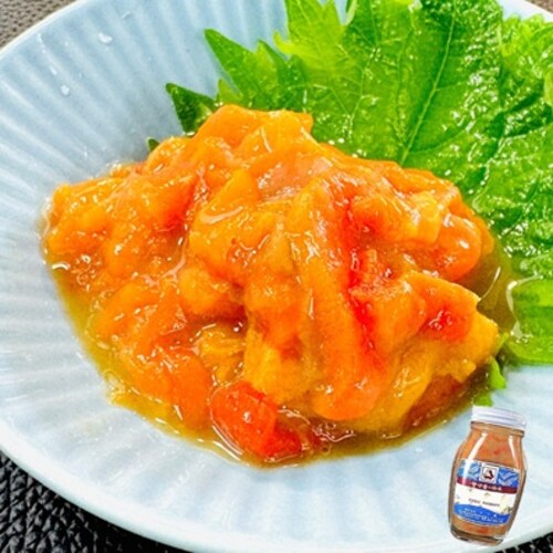 ばくらい110g/瓶 ゆず唐辛子付き 業務用 高級珍味 ほやとこのわたの塩辛 バクライ 赤ほや このわた ギフト ギフトメッセージ_1