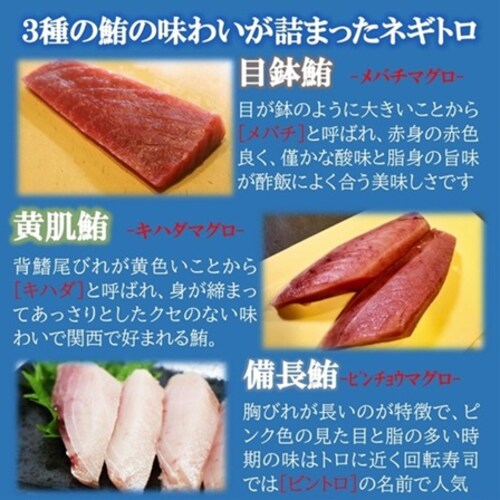 天然 ネギトロ ・マグロたたき 1kg (500g×2パック) + 本わさび小袋付(3種の天然鮪使用 /大容量/国産) 簡単 鮪 マグロ ネギトロ丼_4