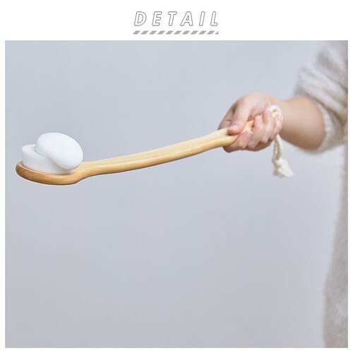 ボディブラシ 柔らかい 通販 ロング 背中 tone トーン 極細毛 ボディケア スキンケア 浴用タオル ボディスポンジ マッサージ ボディーブラシ 体洗い バス用品 お風呂 体洗う やわらかボディブ_1