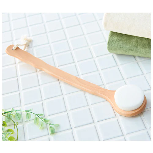 ボディブラシ 柔らかい 通販 ロング 背中 tone トーン 極細毛 ボディケア スキンケア 浴用タオル ボディスポンジ マッサージ ボディーブラシ 体洗い バス用品 お風呂 体洗う やわらかボディブ_6