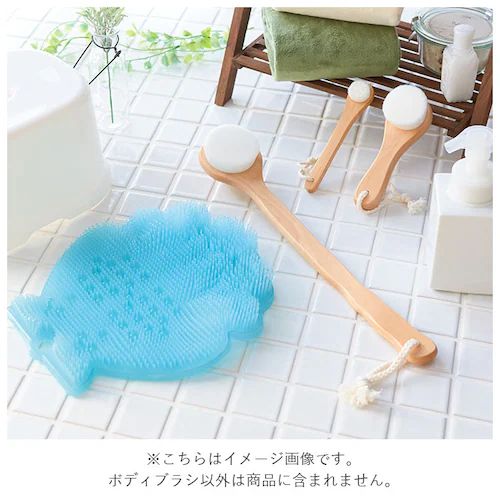 ボディブラシ 柔らかい 通販 ロング 背中 tone トーン 極細毛 ボディケア スキンケア 浴用タオル ボディスポンジ マッサージ ボディーブラシ 体洗い バス用品 お風呂 体洗う やわらかボディブ_7