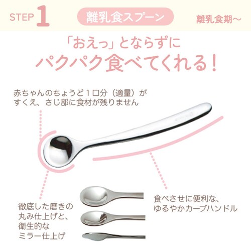 3点セット ののじ 新はじめてのカトラリーセット 通販 離乳食 スプーン カトラリーセット カットフォーク 日本製 離乳食スプーン ソフトスプーン フォーク 幼児用 ステンレス 小さめ おしゃれ 出産_4