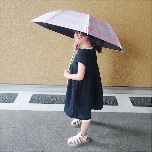 キッズ 折りたたみ傘 晴雨兼用 通販 晴雨兼用傘 折り畳み傘 おりたたみ傘 日傘 かさ カサ 傘 50cm 通学 置き傘 軽量 軽い 子供用 こども用 女の子 女子 小学生 中学生 高校生 かわいい _2