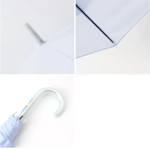 後ろが長い 傘 子供 55cm 通販 後ろが伸びる傘 長傘 雨傘 ジャンプ傘 かさ カサ キッズ 子ども こども 女の子 男の子 55センチ 小学生 通学 女子 男子 ランドセル対応 無地 シンプル _8