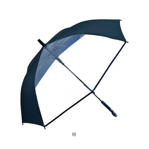 傘 子供用 通販 男の子 女の子 ジャンプ傘 長傘 55cm 軽い 軽量 グラスファイバー骨 丈夫 2コマ透明窓 無地 通学 登校 置き傘 ジュニア 子ども傘 傘 雨具_7