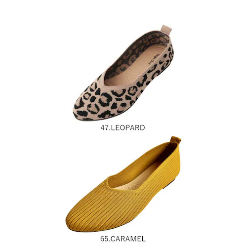 ニットパンプス 痛くない 通販 ニット シューズ パンプス フラットシューズ ぺたんこ レディース靴 コンフォートシューズ ローヒール 婦人靴 くつ ニット素材 フォーマル 歩きやすい 疲れない 痛く_13