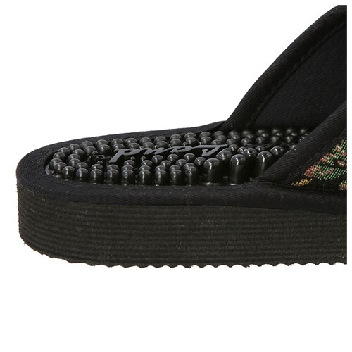 健康サンダル レディース 通販 足ツボ サンダル 足つぼ ルームシューズ スリッパ ゴブラン織り おしゃれ かわいい フラワー 花柄 日本製 足の裏 雑貨 インテリア カワサキ【代引き不可】_4