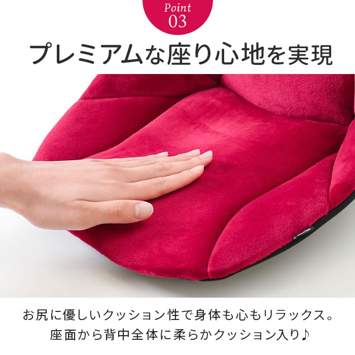 ブラック 骨盤サポート チェア 姿勢矯正 通販 cosios Premium コシオス