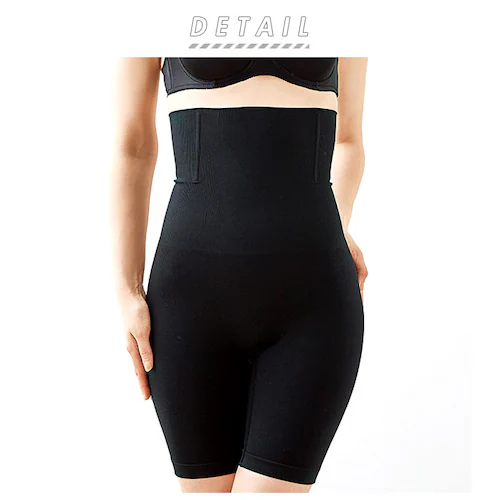補正下着 ガードル 通販 補整ガードル ハイウエスト ガードルショーツ ウエスト 立体 3D インナー 着圧 パンツ ブラック シンプル 無地 レディース 腹 黒 下着 3秒補整ガードル コジット_1