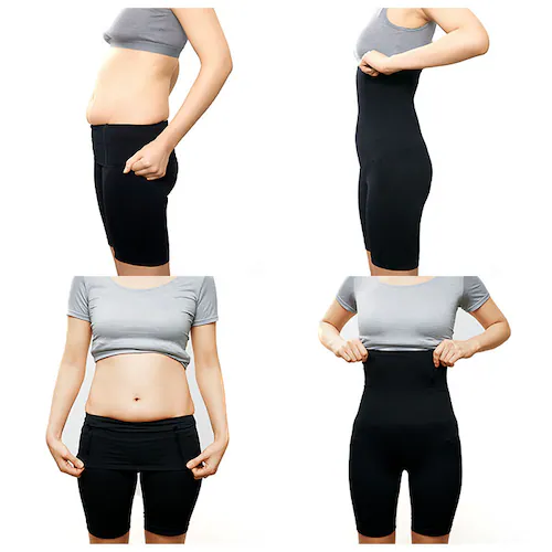 補正下着 ガードル 通販 補整ガードル ハイウエスト ガードルショーツ ウエスト 立体 3D インナー 着圧 パンツ ブラック シンプル 無地 レディース 腹 黒 下着 3秒補整ガードル コジット_10