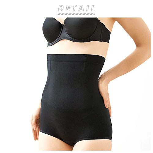 補正下着 ショーツ 通販 補整パンツ ハイウエスト パンツ ウエスト 立体 3D インナー 着圧 ブラック シンプル 無地 レディース 腹 黒 下着 3秒補整パンツ コジット_1