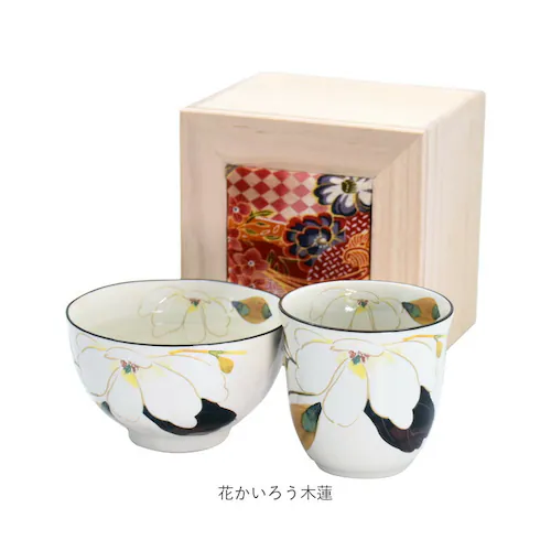 花ことばバラ 美濃焼 茶碗 湯呑 セット 通販 日本製 木箱入 和食器セット 食器 飯椀 湯呑み ご飯茶碗 湯のみ コップ 皿 お皿 陶器 おしゃれ 美濃焼き キッチン雑貨 誕生日 結婚祝い 還暦 男_9