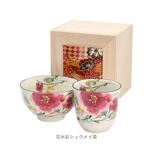 花ことばバラ 美濃焼 茶碗 湯呑 セット 通販 日本製 木箱入 和食器セット 食器 飯椀 湯呑み ご飯茶碗 湯のみ コップ 皿 お皿 陶器 おしゃれ 美濃焼き キッチン雑貨 誕生日 結婚祝い 還暦 男_12