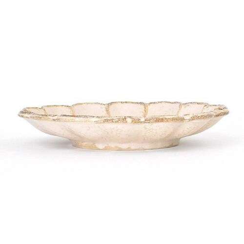ブラック 美濃焼 皿 通販 日本製 お皿 プレート 美濃 焼 21.5cm 中皿 丸皿 モーニングプレート 和食器 おしゃれ モダン かわいい 花形 花型 お花 電子レンジ対応 食洗機対応 サラダ デ_5