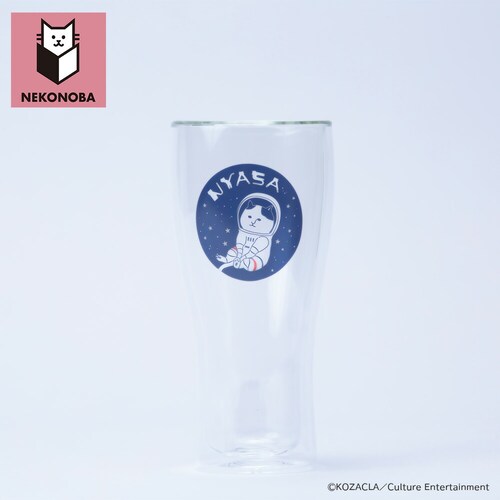 MOTORCATS NEKONOBA グッズ 通販 ネコノバ ダブルウォール ビアグラス ビールグラス ビール グラス 結露しない 食洗機不可 電子レンジ不可 猫 ねこ ネコ 猫グッズ かわいい おし_4