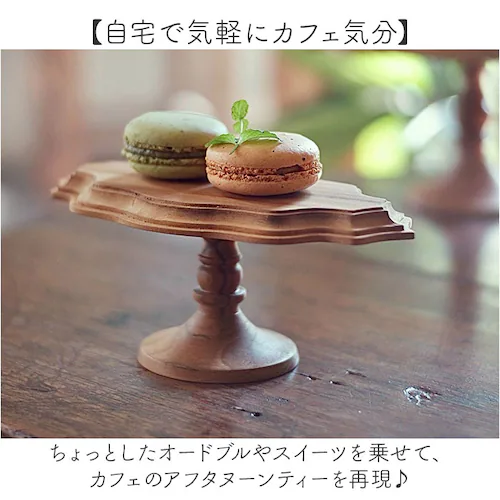 �P�[�L�X�^���h �ȉ~�` S �ʔ� Cake Stand �R���|�[�g�M �P�[�L�v���[�g �v���[�g �M �H�� �X�^���h �P�[�L�g���[ oval �ȉ~ �� �E�b�h �L�b�`�� ������ �e�[�u���E�F�A �t���[�c_4