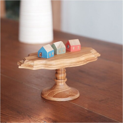 �P�[�L�X�^���h �ȉ~�` S �ʔ� Cake Stand �R���|�[�g�M �P�[�L�v���[�g �v���[�g �M �H�� �X�^���h �P�[�L�g���[ oval �ȉ~ �� �E�b�h �L�b�`�� ������ �e�[�u���E�F�A �t���[�c_12