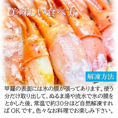 国産 紅ズワイガニ 2本 爪 ポーション 400g/PC Lサイズ 約28〜37本入 カニ鍋 海鮮かに丼 蟹爪フライなどに!! カニ爪 蟹爪 紅ズワイガニ ギフト 熨斗 メッセージ 贈り物_5