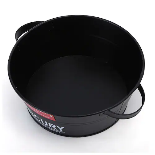 マーキュリー バケツ 通販 ブリキバケツ 雑貨 おしゃれ MERCURY タブバケツ ブリキ スチール ガーデニング 花壇 寄せ植え 鉢カバー ガレージ カー用品 ゴミ箱 掃除用品_4